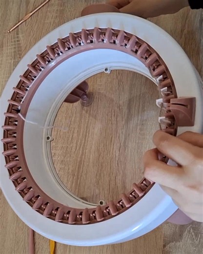 Machine sentro Knitting loom for beginners step by step #crochet #knitting #knitting_loom_eljammari #fblifestyle | Ouabd Zaina