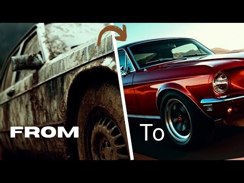 Extreme Car Transformation 🚗 | Restoring a Completely Destroyed Vintage Car (Full Restoration) #car