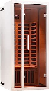 Hongyuan Single Person Extendable Indoor Far Infrared Heating Sauna Bluetooth Compatible (1101H)