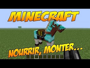 MINECRAFT | Nourrir un cheval, le monter, le dresser, le nommer...