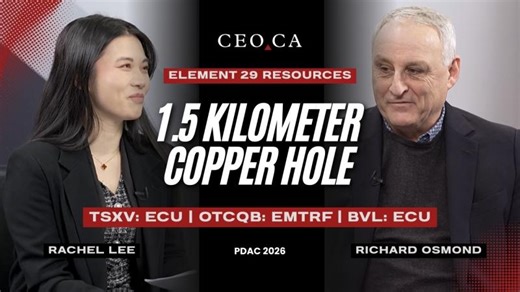 Element 29 Reports Longest and Highest-Grade Drill Results to Date at Elida | PDAC 2026 | Kevin Guichon