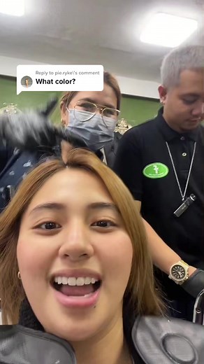 Interactive Hair Salon Experience with Stylish Tattooed Client