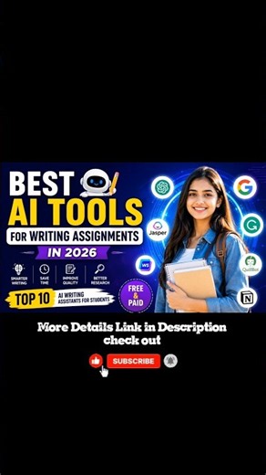 🚀 Best AI Tools for Writing Assignments in 2026 📚🤖 #aitools #shorts