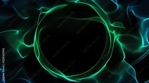 Loop Abstract Particle logo reveal Background, Particle Explosion logo reveal template Place your logo or text in center,
