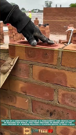 Bricklaying Technique This Fast?! - Satisfying jobs and machinery in the world