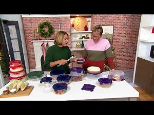 LocknLock 4-Piece Nestable Canister Storage Set on QVC