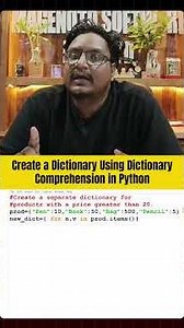 Create Dictionary Using Dictionary Comprehension in Python 🐍 | Python Shorts