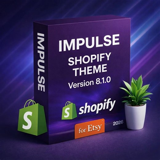 Impulse Shopify Theme V8.1.0 (2026) – Responsive E-commerce Template, Drag-and-drop Builder - Etsy Canada