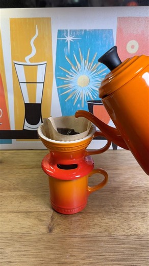 Le Creuset pour over coffee set #lecreuset