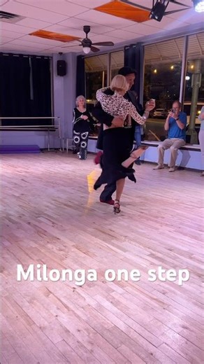 Milonga only one step sequence #thetangoway #tango #learntango #dance #lawofattraction #milonga