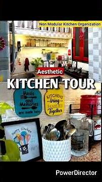 Non Modular Kitchen Tour |💁‍♀️Kitchen Tour #kitchenorganization