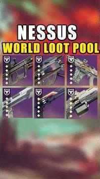 All Weapons In The Nessus World Loot Pool! #destiny2