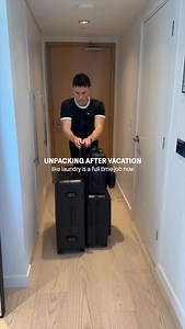 Unpacking after two weeks in Italy like laundry is my full time job Products Featured @yslbeauty MYSLF Fragrance @pradabeauty Paradigme Fragrance @mrclean Magic Erasers @monostravel Luggage #unpack #asmr | Drew.Hallgrimson
