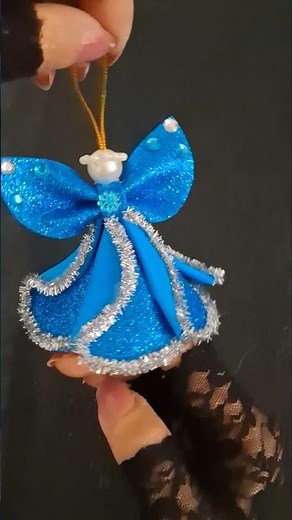 DIY Angels for Christmas Tree Decoration as Ornament🎄 #christmas #cristmasdecor #ideas #diy #craft