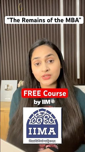 FREE MBA Course by IIM #iim #freecourse