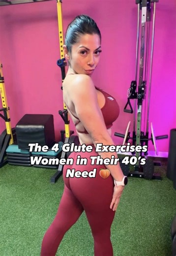 If 2026 is the year you want lifted, round glutes in your 40’s, these are the four must-have glute exercises I personally train with and program for my clients. The 4 Glute Must-Haves 1️⃣ Barbell Hip Thrust → Builds lift and glute density in the shortened range 2️⃣ Romanian Deadlift → Trains the glutes under stretch for posterior-chain strength 3️⃣ Reverse Lunge → Glute-dominant unilateral loading with reduced knee stress 4️⃣ Standing Cable Hip Abduction → Targets the upper-outer glutes for bala