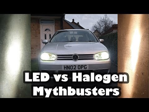 Mythbusters - Can you run Led bulbs in Reflector Headlights