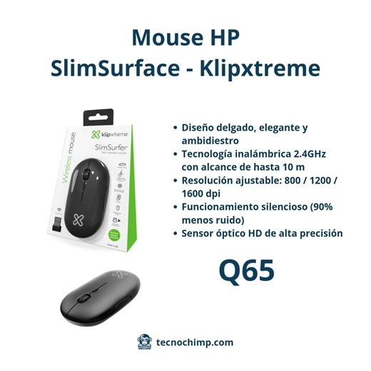 Tecno Chimp on Instagram: "⌨️🖱️ Teclados y Mouse disponibles en TecnoChimp ✨ Productos disponibles: ✔️ Teclado y Mouse Elite Kit – Brocs ✔️ Mouse XTM-165 – Xtech ✔️ Mouse Dell Souris Sans fil WM126 (inalámbrico) ✔️ Mouse HP Souris double Z3700 (inalámbrico) ✔️ Mouse SlimSurface – KlipXtreme ✔️ Mouse Easihand – KlipXtreme 🎯 Diseños ergonómicos, inalámbricos y listos para trabajar sin complicaciones. 🔎 Mirá el catálogo completo de mouse y teclados aquí: 👉 https://tecnochimp.com/?cat=mou#catalo