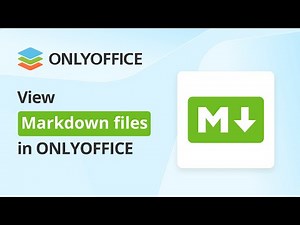View Markdown files with ONLYOFFICE Docs