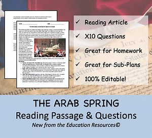 The Arab Spring - Reading  Passage & Questions