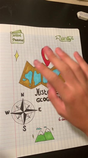 Page de Garde Histoire Géographie: Illustration et Instructions