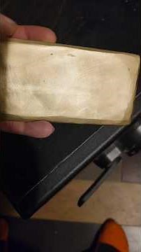 Casting a brass ingot from a small pile of brass slag.