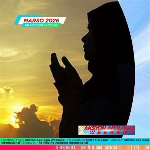 MGA PAGDASAL SA GABI SA TUWING RAMADAN | Marso 7, 2026