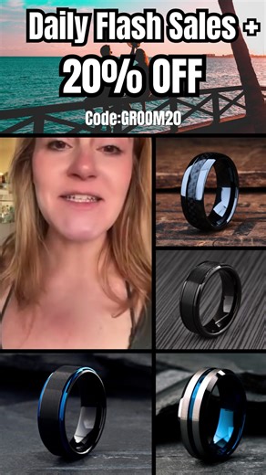 Men's Modern Wedding Bands Last Chance 20% OFF + Daily Flash Sales Code:GROOM20 | Limited Time Upcoming wedding? Our policies will not start until your wedding day. - Free Resizing Lifetime warranty 90-day return period. Free Shipping | NorthernRoyal | Facebook