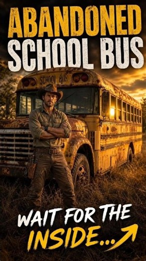 I Turn a Rusted🚍 School Bus Into a Cozy Tiny Home.🏚️ #bus #renovation