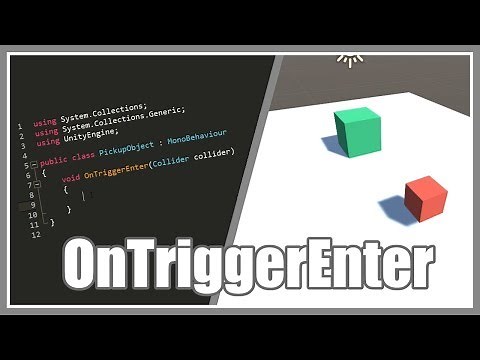 Object Pickup With OnTriggerEnter - Unity 3D 2018
