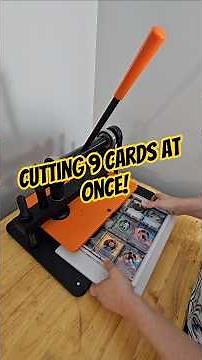 The 9-card cutter works!