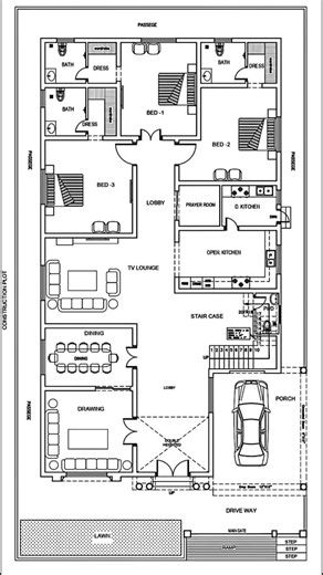 Innovative 50x109 House Design Ideas