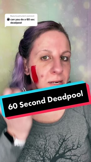 Creative Deadpool Facepaint Makeup Tutorial