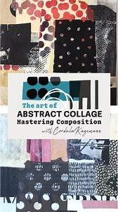 Do you find yourself struggling with composition in your artwork? Are you asking yourself...Is it too busy? How do I balance the composition? Where should I place a focal point? Does it need one? Have I overworked it? Can it be saved? Is it finished? With possibly the biggest challenge being the blank canvas syndrome...where do I start? Knowing where to start can be incredibly daunting and frustrating. We've all been there! You're not alone. That's why in our new course, The Art of Abstract Coll