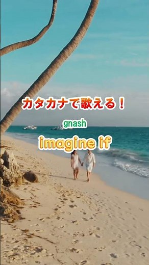 【フル↑↑↑】gnash / imagine if #カタカナで歌える洋楽