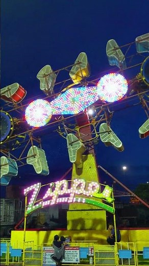 El Zipper Juego Mecánico | Feria Agostina Puerto Cortés 2023 #juegosmecanicos #ZipperJuegomecanico