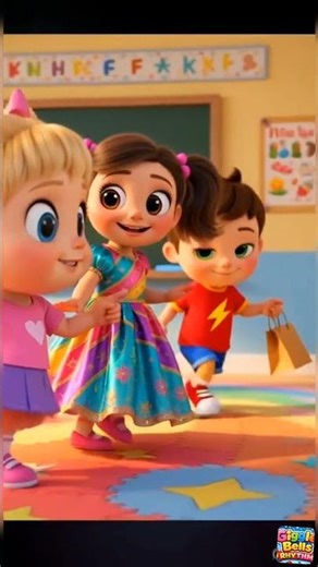 Bye Baby Bunting | Cute Nursery Rhyme for Kids 👶🍼 #gigglebellsrhythm #nurseryrhymes