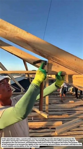 Smart Roof Truss Blocking Installation | Traditional Timber Roof Framing Technique.