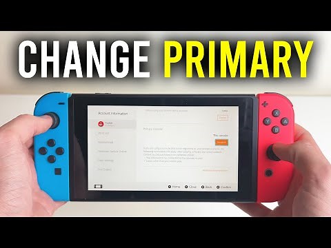 How To Change Primary Nintendo Switch Console - Full Guide