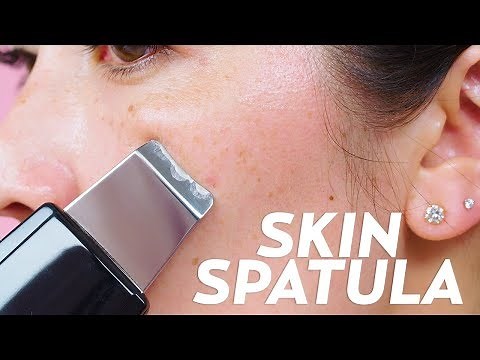 Skin Spatula? I Try an Ultrasonic Microcurrent Device! | Beauty with Susan Yara