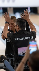 Some winning shots of our duo, Hairon and Paiman! 🎳❌🎳❌ | Singapore Bowling Federation