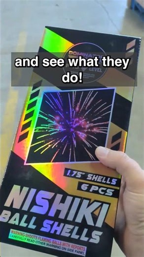 Dominator Pro-Level Nishiki Ball Shells - 1.75" willow effects! #fireworks #WarehouseWednesday