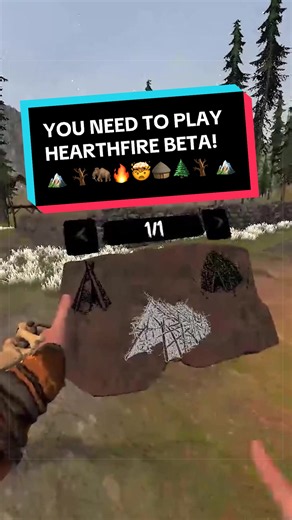 Have YOU played Hearthfire yet? 🤔 the new base building update for Neolithic Dawn is finally in Beta, you can opt in to get the update early and start building your own cave man structures anywhere in the world! 🙌 #vrgames #indiegame #basebuilding #survivalgames