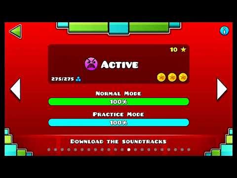 Active - The Unused Geometry Dash Song ||| Geometry Dash FANMADE CUT