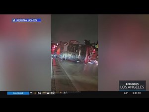 Witness recounts dramatic moments surrounding wild crash on 10 Freeway in Rosemead