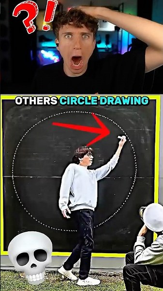 How to draw a PERFECT circle 😛