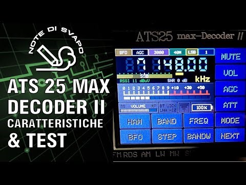 ATS 25 Max Decoder II caratteristiche & test