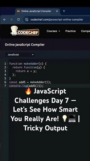 🚀 JavaScript Output Challenge – Day 8 🔥 | Only 1% Can Guess This Right 🤯 | JS Trick Question 💻