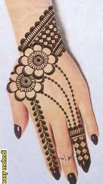 Back hand beautiful henna design- Simple & easy mehndi design for hands- Mehandi ka Design #mehandi