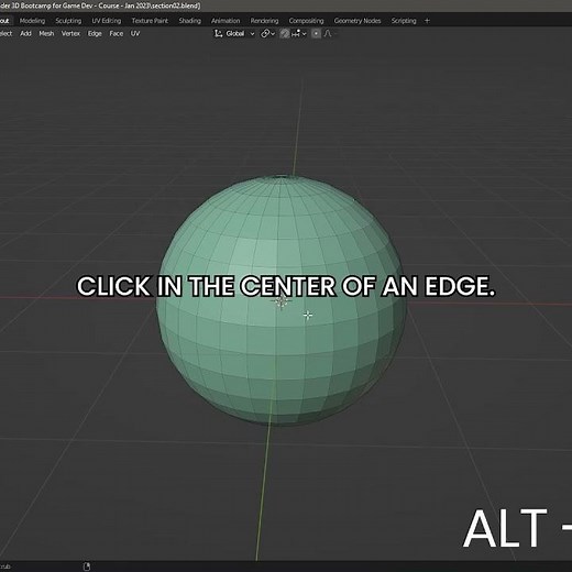 Blender Quick Start Tutorial - Part 14 - Editing Meshes (Part 4/5)